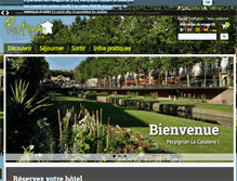 Tablet Screenshot of perpignantourisme.com